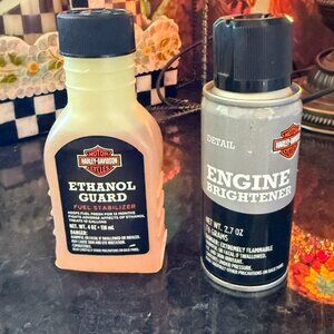 Harley Davidson Cleaning Care Products Lot 2 Ethanol Guard and Engine Brightener